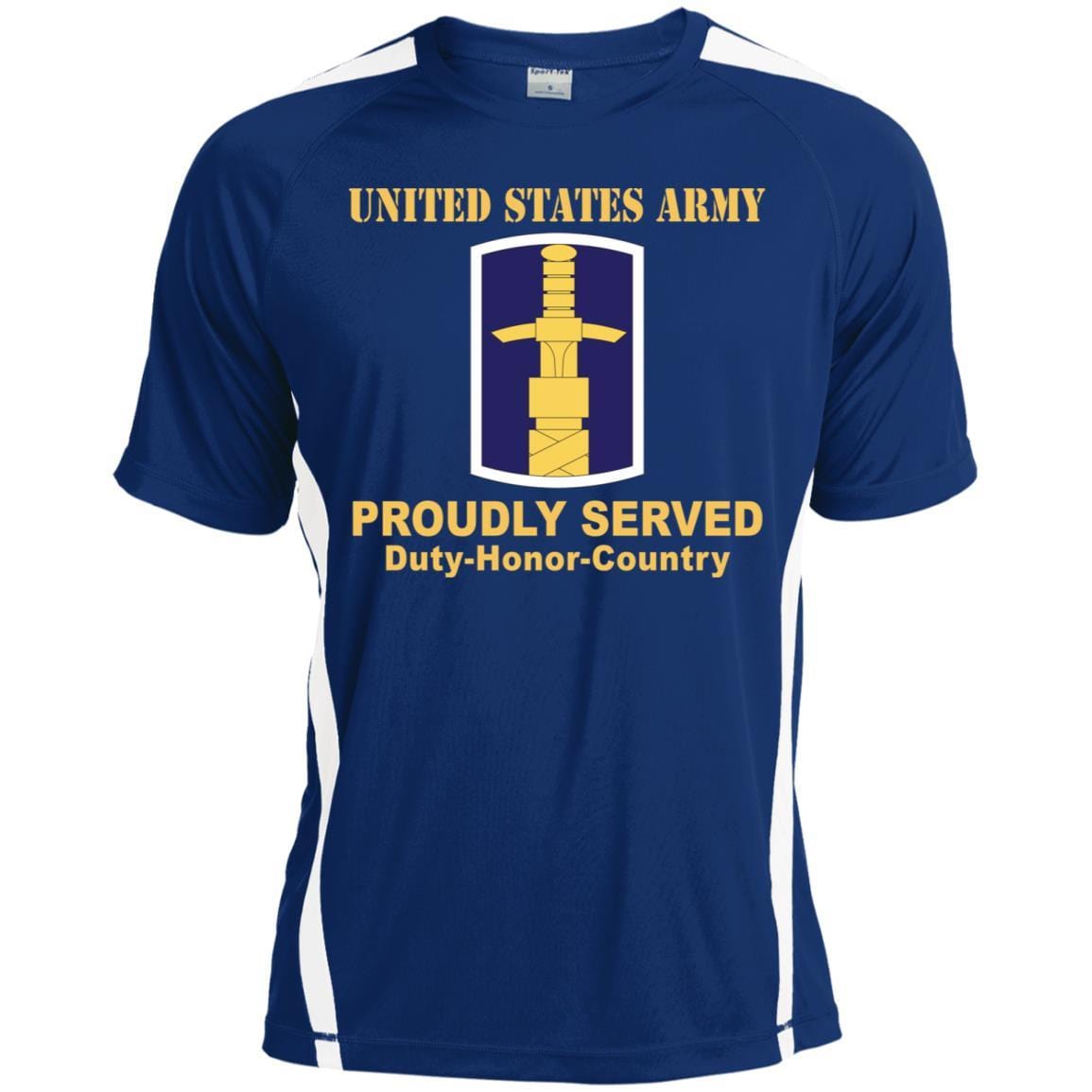 US ARMY 321 CIVIL AFFAIRS BRIGADE- Proudly Served T-Shirt On Front For Men-TShirt-Army-Veterans Nation