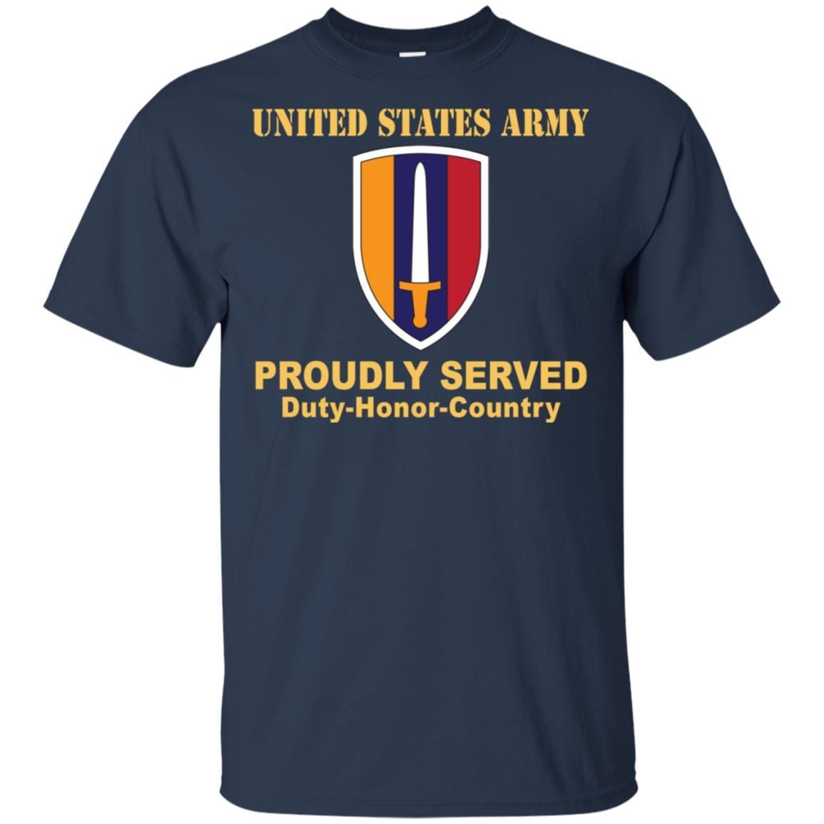 U.S. ARMY VIETNAM- Proudly Served T-Shirt On Front For Men-TShirt-Army-Veterans Nation