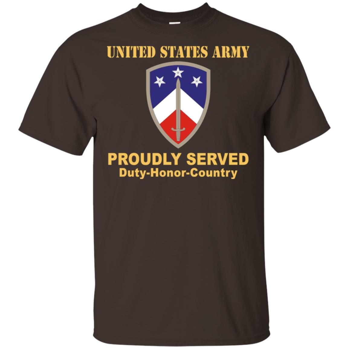 US ARMY 230 SUSTAINMENT BRIGADE- Proudly Served T-Shirt On Front For Men-TShirt-Army-Veterans Nation