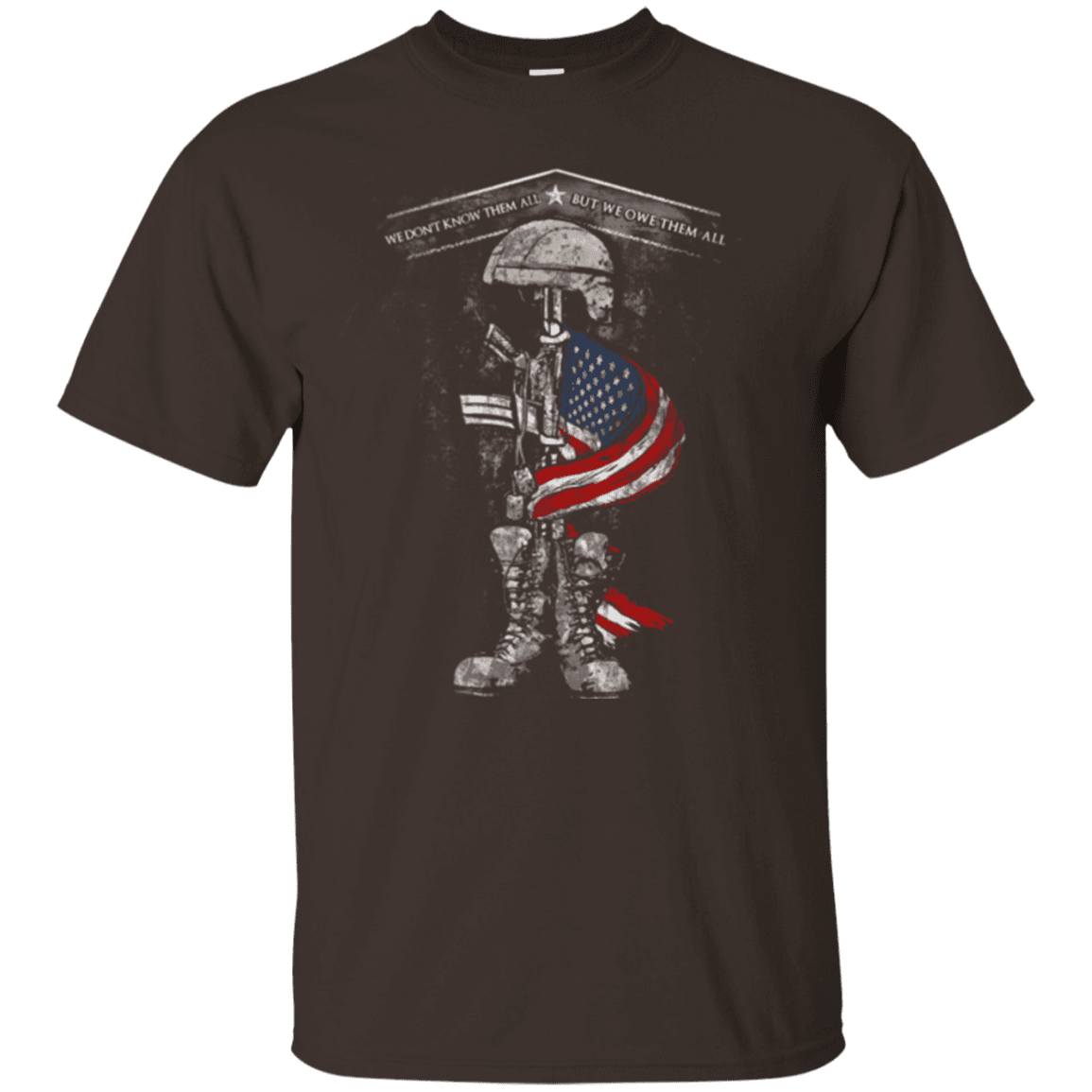 Military T-Shirt "WE OWE THEM ALL"-TShirt-General-Veterans Nation