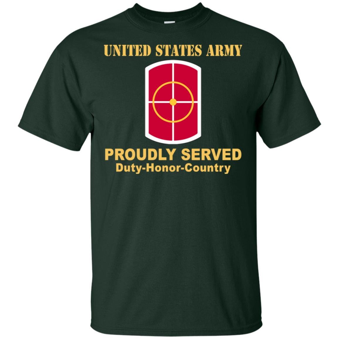 US ARMY 420TH ENGINEER BRIGADE- Proudly Served T-Shirt On Front For Men-TShirt-Army-Veterans Nation