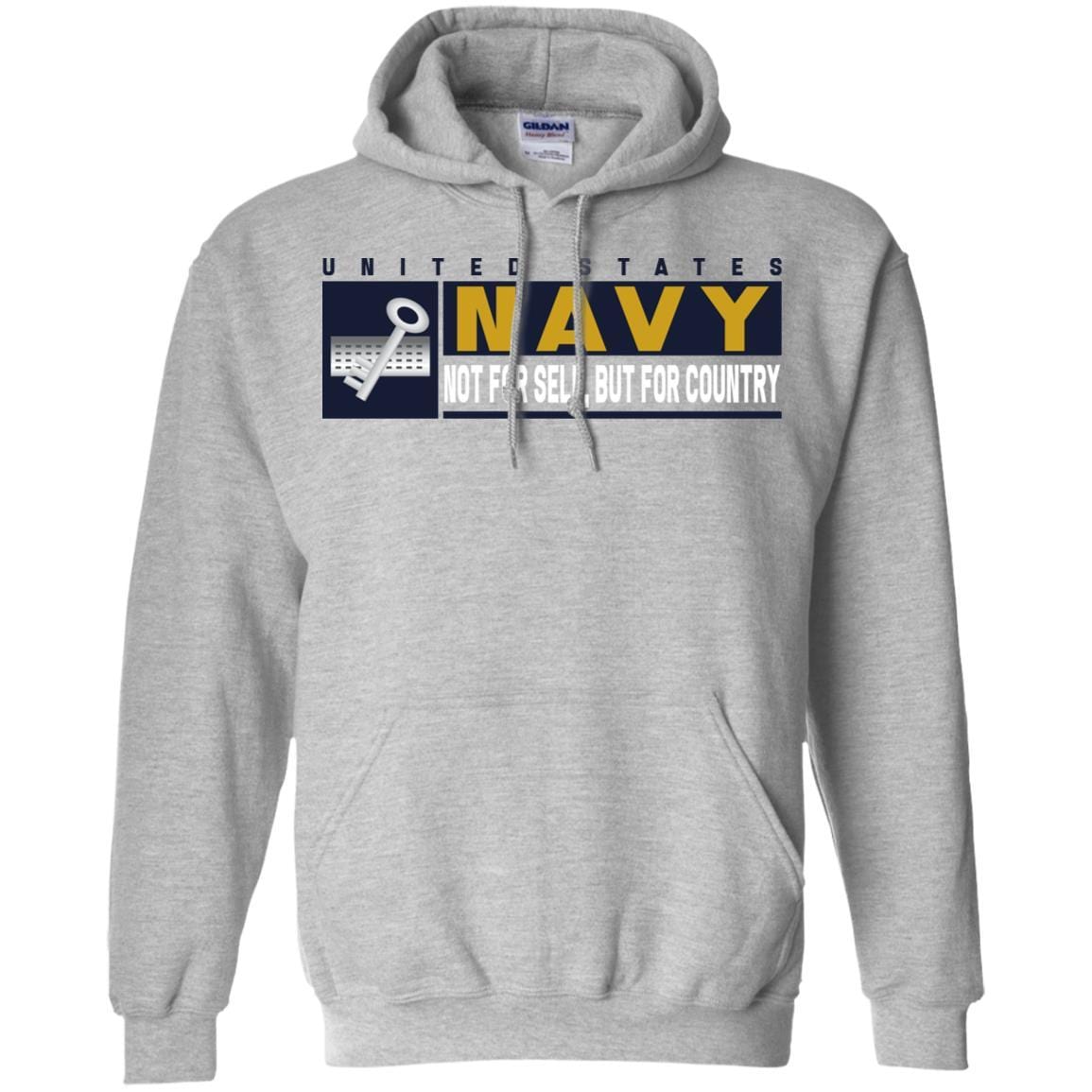 Navy Disbursing Clerk Navy DK- Not for self Long Sleeve - Pullover Hoodie-TShirt-Navy-Veterans Nation