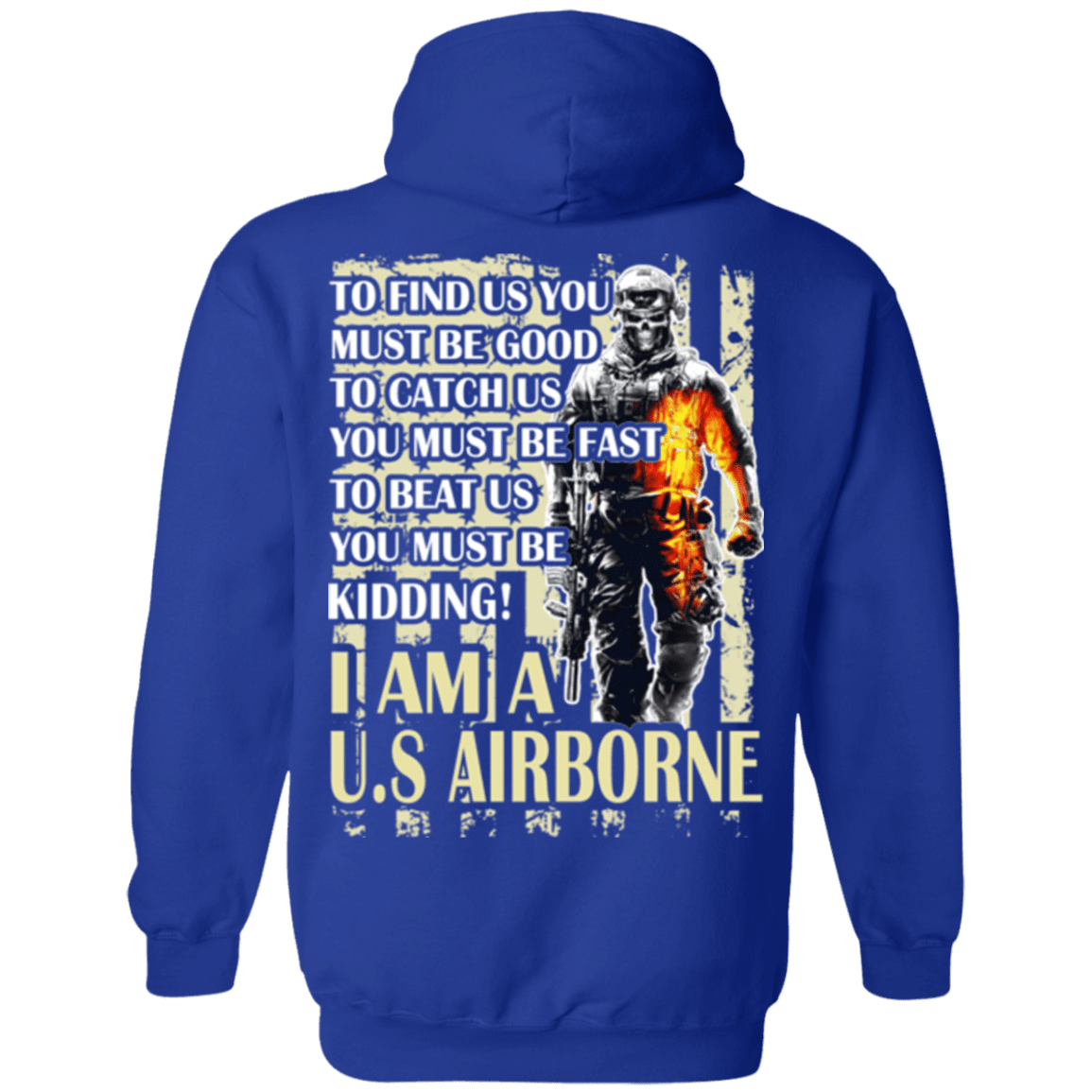 Military T-Shirt "I AM A US Airborne"-TShirt-General-Veterans Nation
