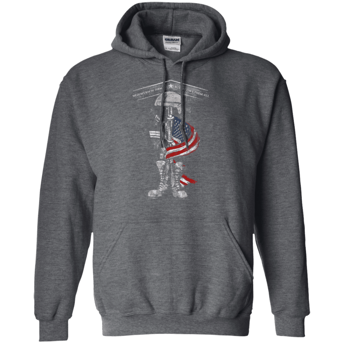 Military T-Shirt "WE OWE THEM ALL"-TShirt-General-Veterans Nation