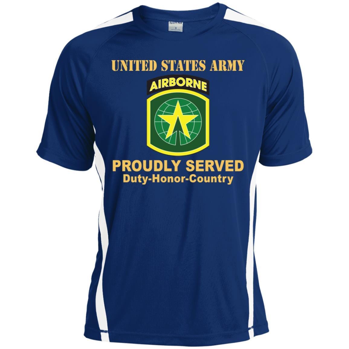 US ARMY 16TH MILITARY POLICE BRIGADE- Proudly Served T-Shirt On Front For Men-TShirt-Army-Veterans Nation