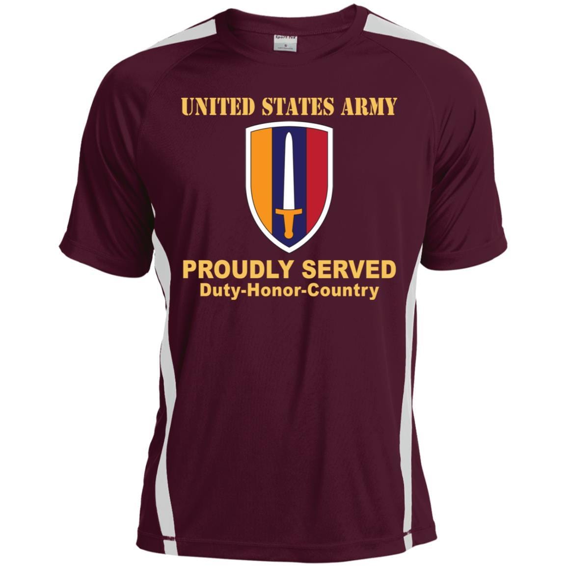 U.S. ARMY VIETNAM- Proudly Served T-Shirt On Front For Men-TShirt-Army-Veterans Nation