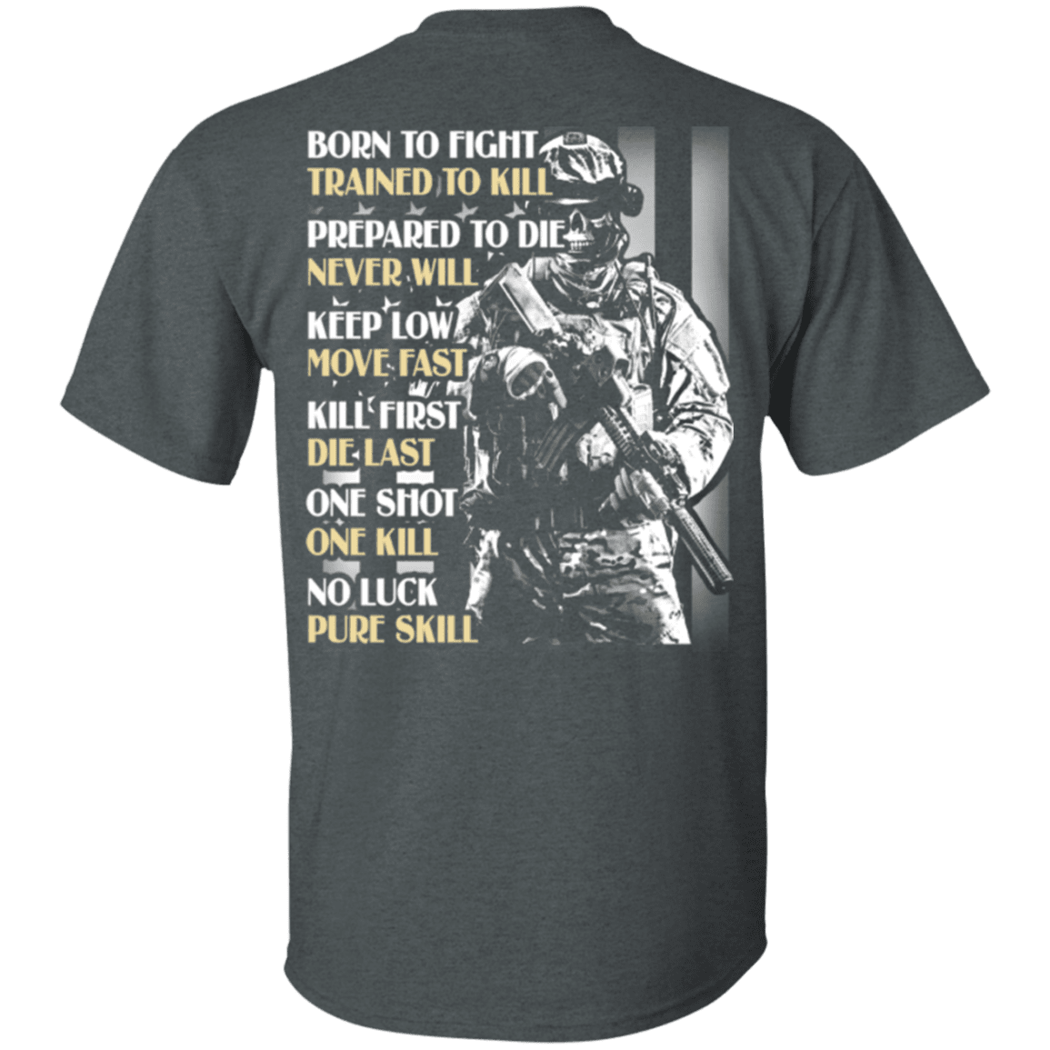 Military T-Shirt "Veteran Skill"-TShirt-General-Veterans Nation