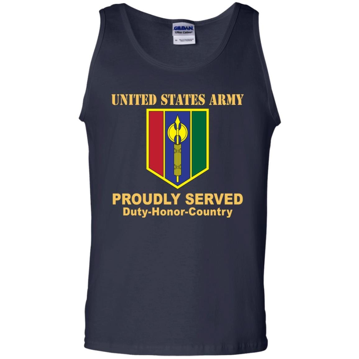 US ARMY 302 MANEUVER ENHANCEMENT BRIGADE- Proudly Served T-Shirt On Front For Men-TShirt-Army-Veterans Nation