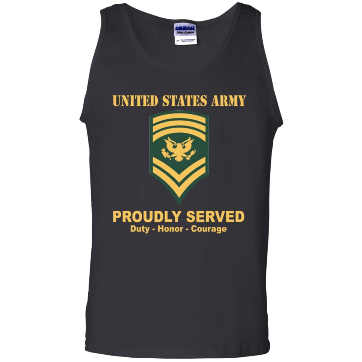 US Army E-9 SPC E9 Specialist Ranks Men Front Shirt US Army Rank-TShirt-Army-Veterans Nation