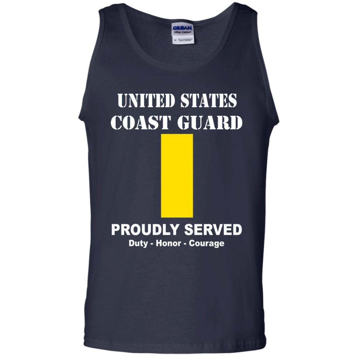 US Coast Guard O-1 Ensign O1 ENS Junior Officer Men Front USCG T Shirt-TShirt-USCG-Veterans Nation