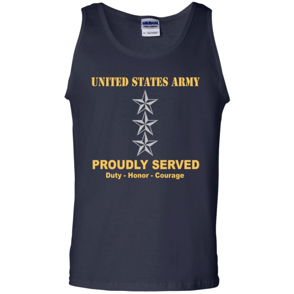 US Army O-9 Lieutenant General O9 LTG General Officer Ranks Men Front Shirt US Army Rank-TShirt-Army-Veterans Nation