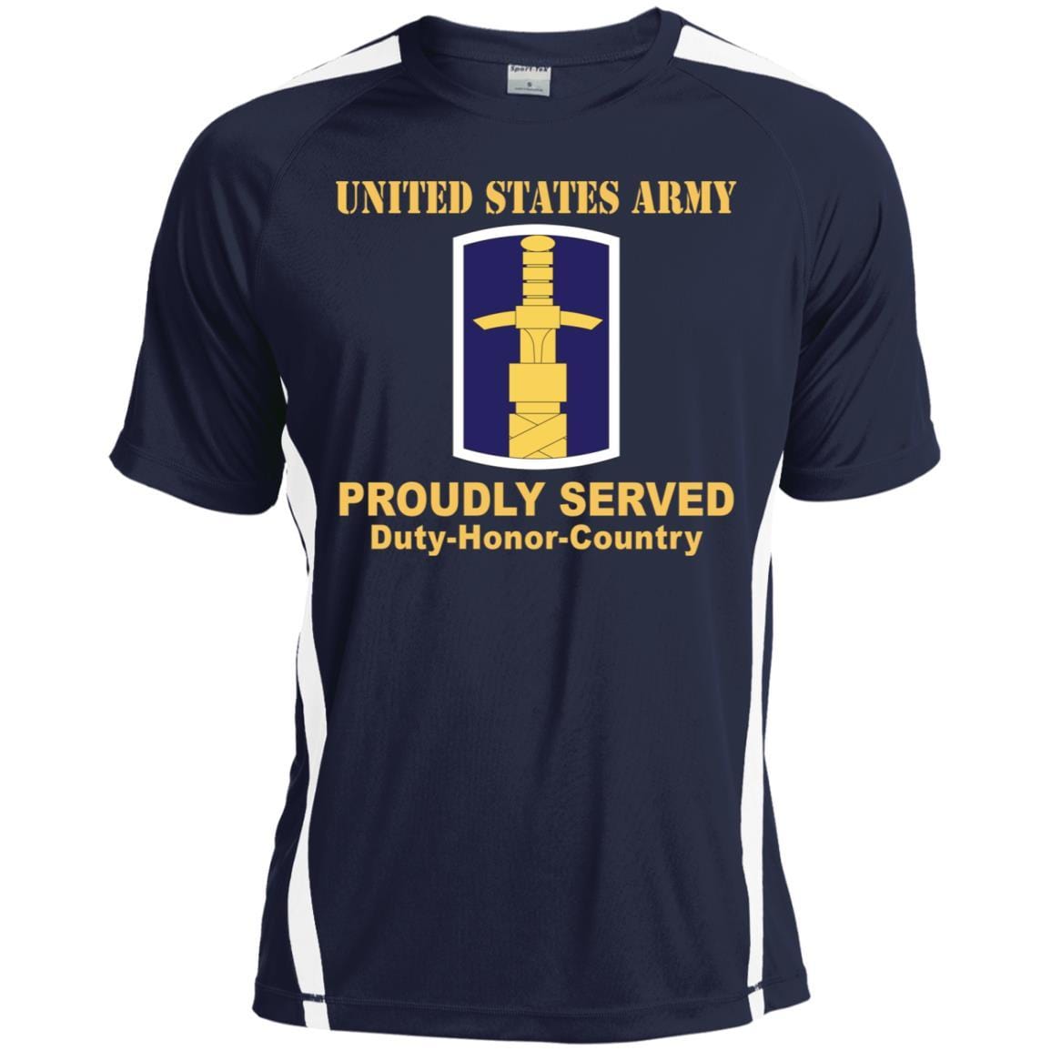 US ARMY 321 CIVIL AFFAIRS BRIGADE- Proudly Served T-Shirt On Front For Men-TShirt-Army-Veterans Nation