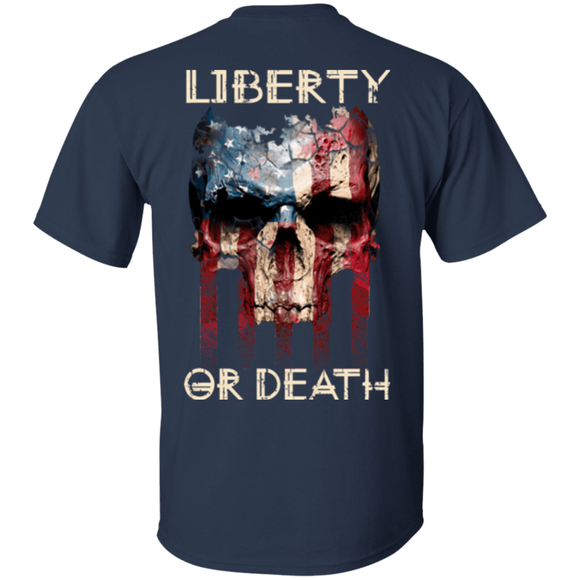 Military T-Shirt "Liberty Or Death"-TShirt-General-Veterans Nation