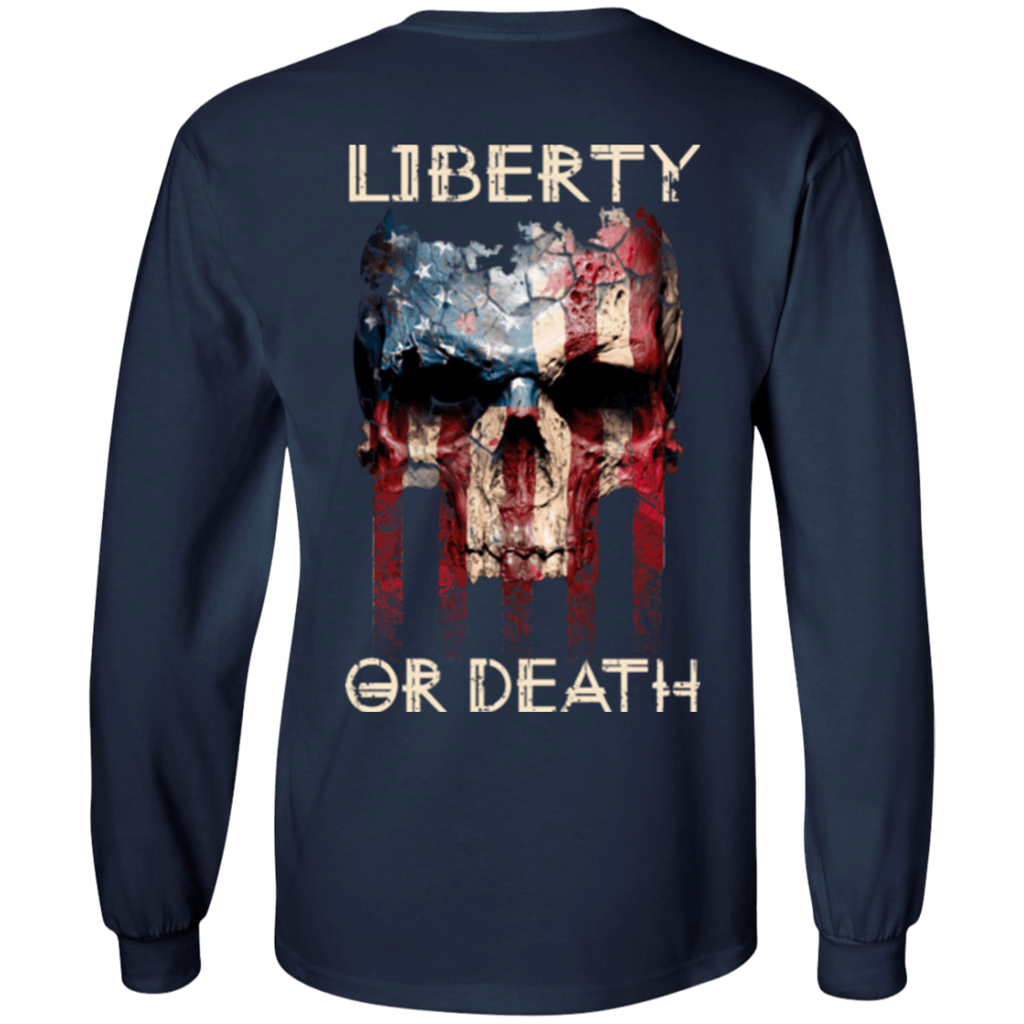 Military T-Shirt "Liberty Or Death"-TShirt-General-Veterans Nation