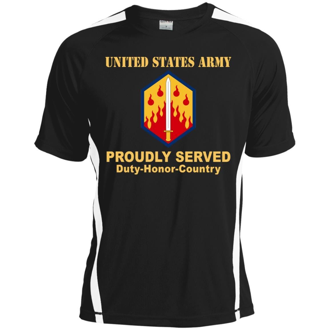 US ARMY 48TH CHEMICAL BRIGADE- Proudly Served T-Shirt On Front For Men-TShirt-Army-Veterans Nation