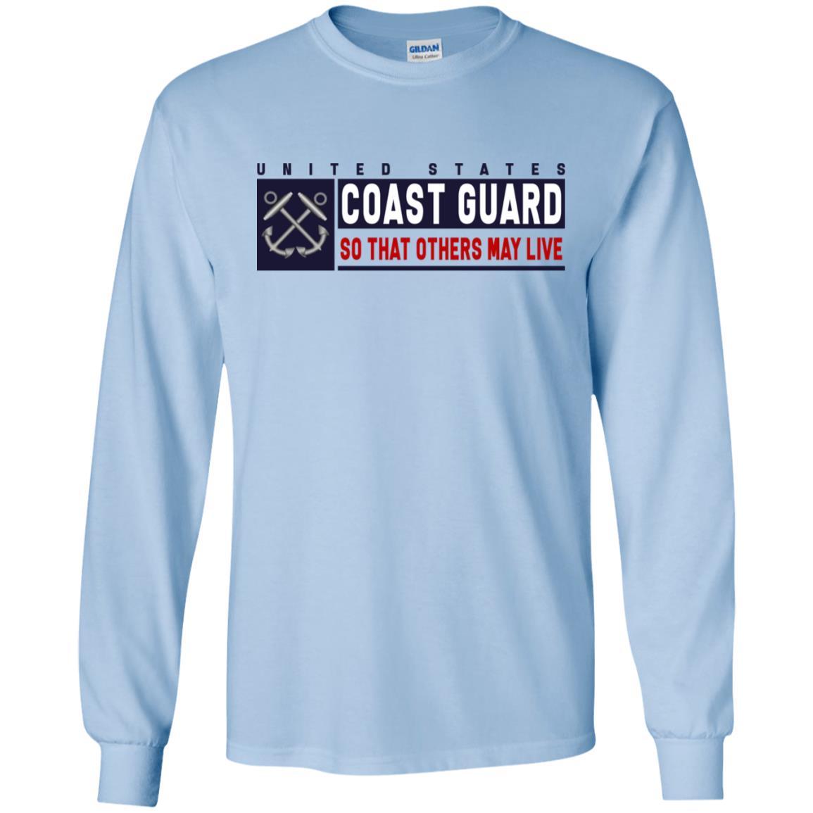 US Coast Guard Boatswains Mate BM Logo- So that others may live Long Sleeve - Pullover Hoodie-TShirt-USCG-Veterans Nation