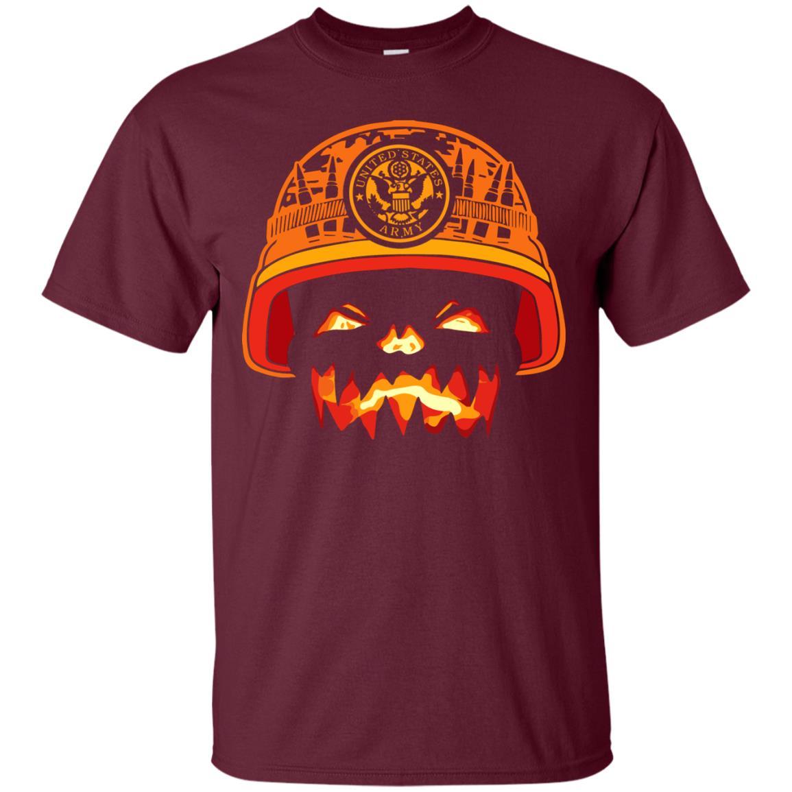 US Army Halloween Men T Shirt On Front-TShirt-Army-Veterans Nation