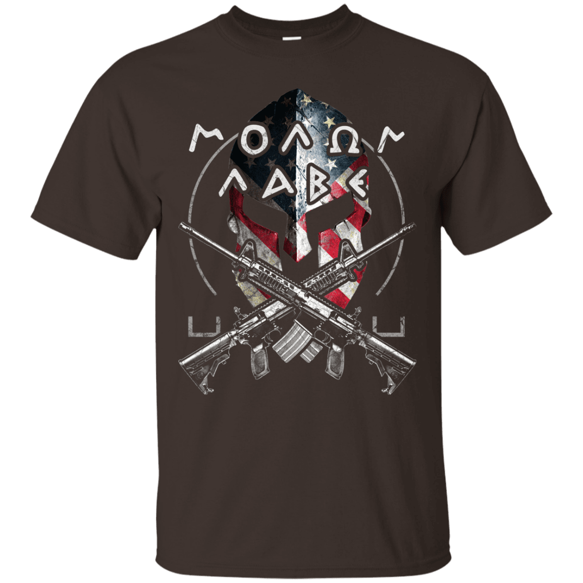 Military T-Shirt "Veteran - Molon Labe - Come And Take Them"-TShirt-General-Veterans Nation