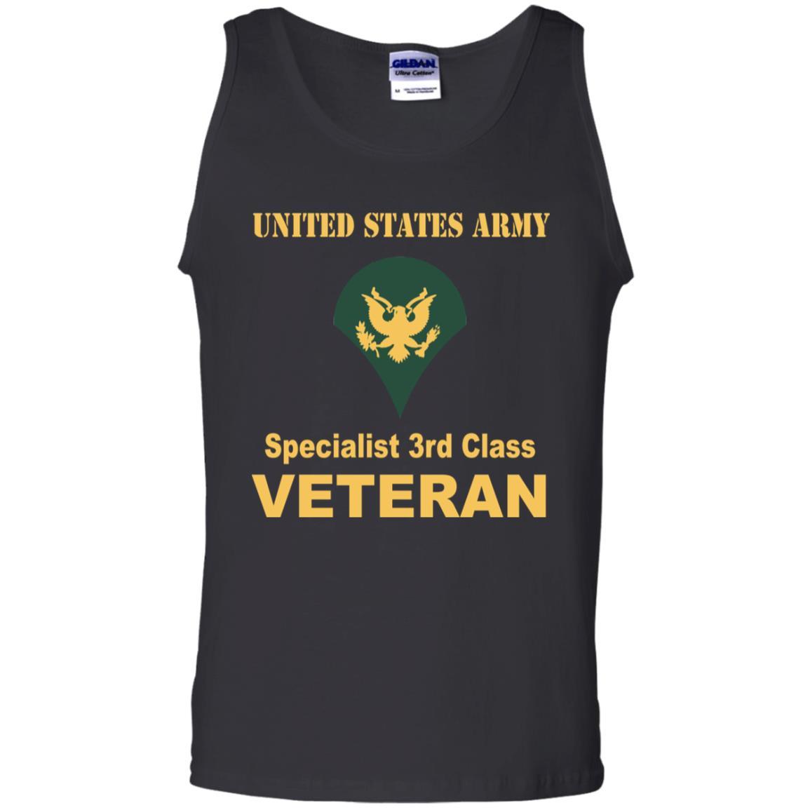 US Army E-4 SPC E4 Specialist Specialist 3rd Class Veteran Men T Shirt On Front-TShirt-Army-Veterans Nation