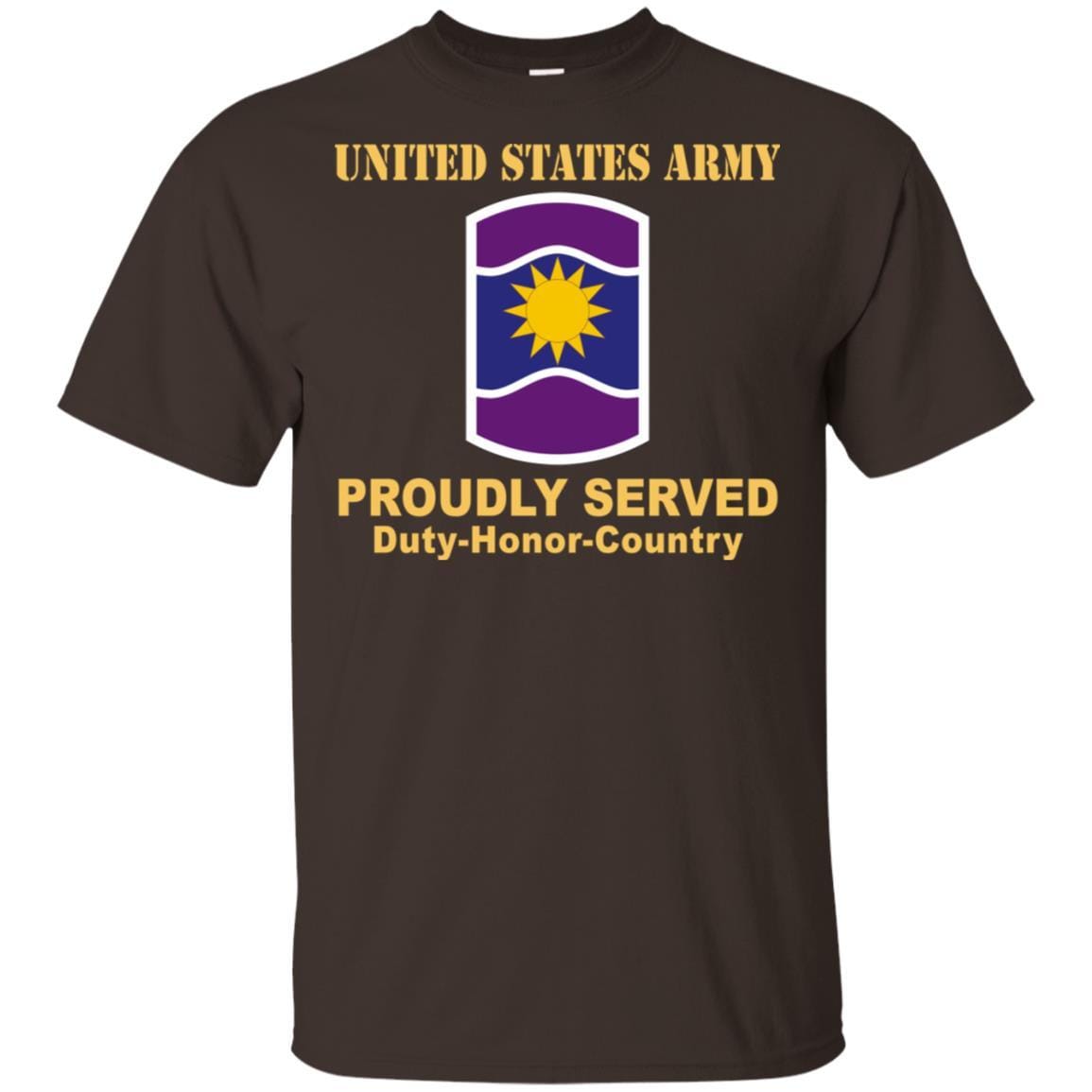 US ARMY 361 CIVIL AFFAIRS BRIGADE- Proudly Served T-Shirt On Front For Men-TShirt-Army-Veterans Nation