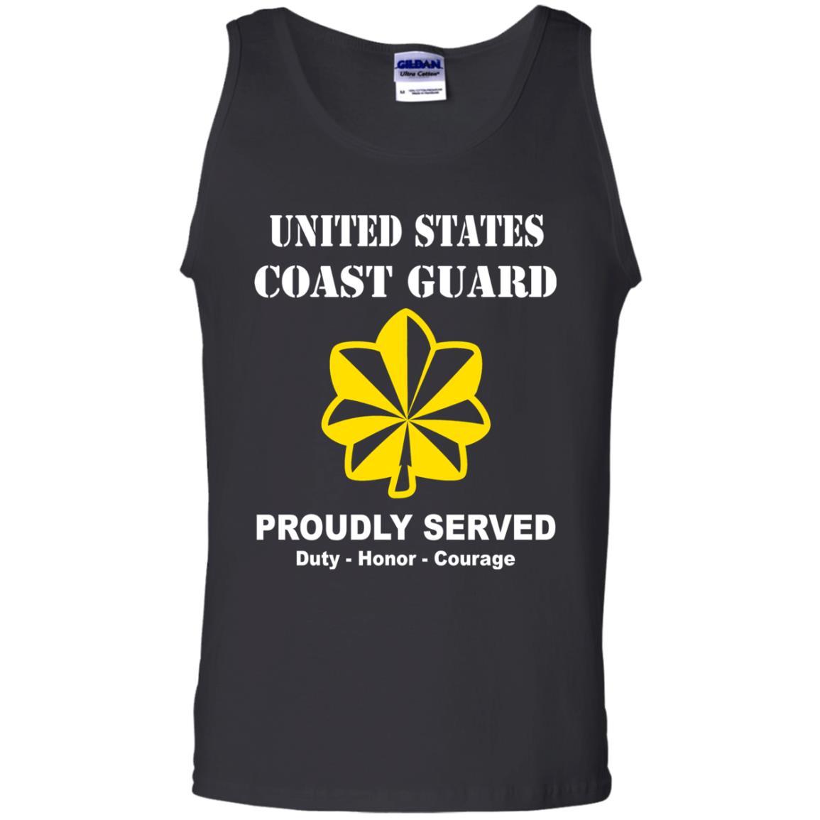US Coast Guard O-4 Lieutenant Commander O4 LCDR Junior Officer Men Front USCG T Shirt-TShirt-USCG-Veterans Nation
