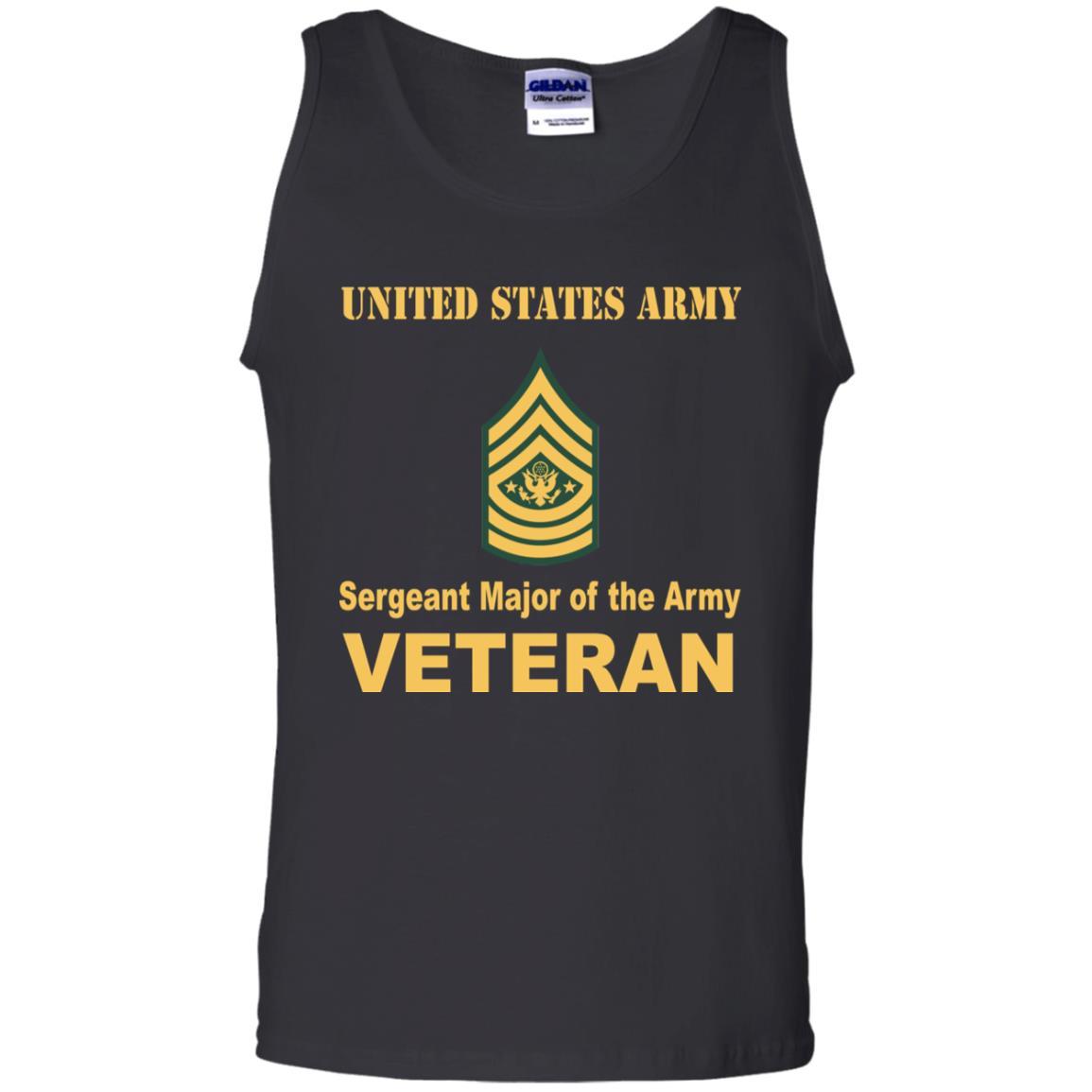 US Army E-9 Sergeant Major of the Army E9 SMA Noncommissioned Officer Veteran Men T Shirt On Front-TShirt-Army-Veterans Nation