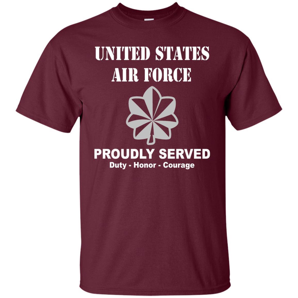 US Air Force O-5 Lieutenant Colonel Lt Co O5 Field Officer Ranks Men Front T Shirt For Air Force-TShirt-USAF-Veterans Nation