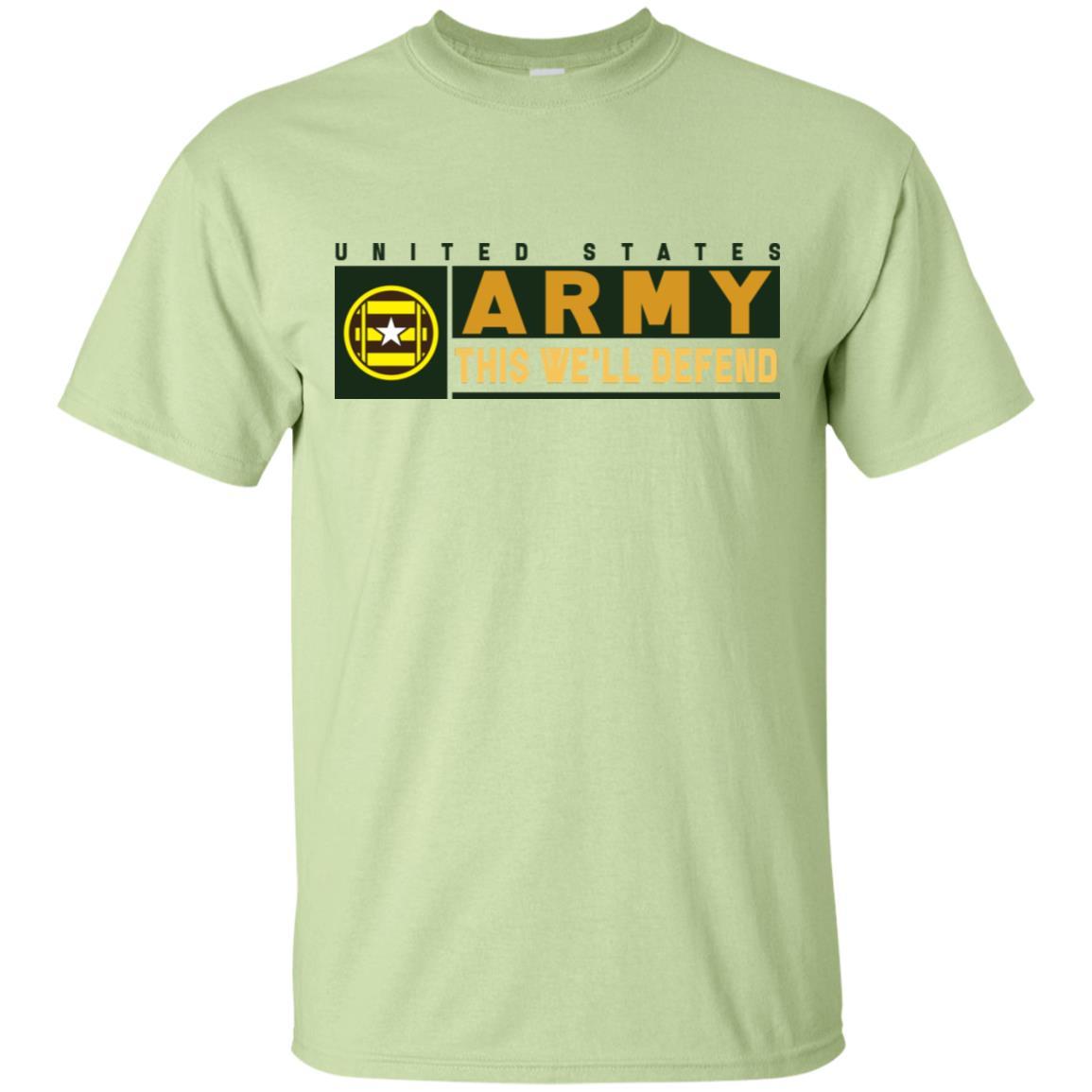 US Army 3RD TRANSPORTATION BRIGADE- This We'll Defend T-Shirt On Front For Men-TShirt-Army-Veterans Nation