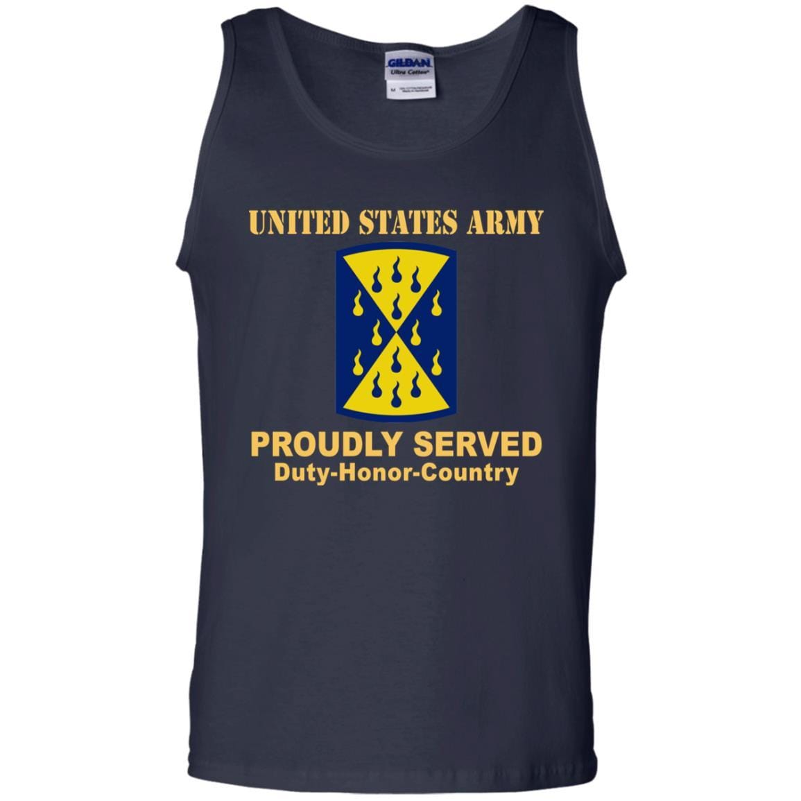 US ARMY 464TH CHEMICAL BRIGADE- Proudly Served T-Shirt On Front For Men-TShirt-Army-Veterans Nation