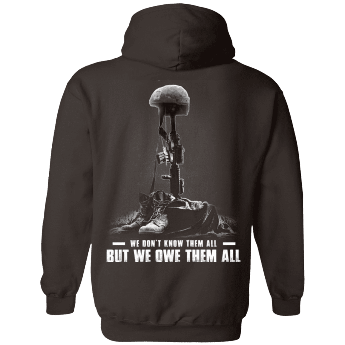 Military T-Shirt "Veteran - We Own Them All" - Men Back-TShirt-General-Veterans Nation
