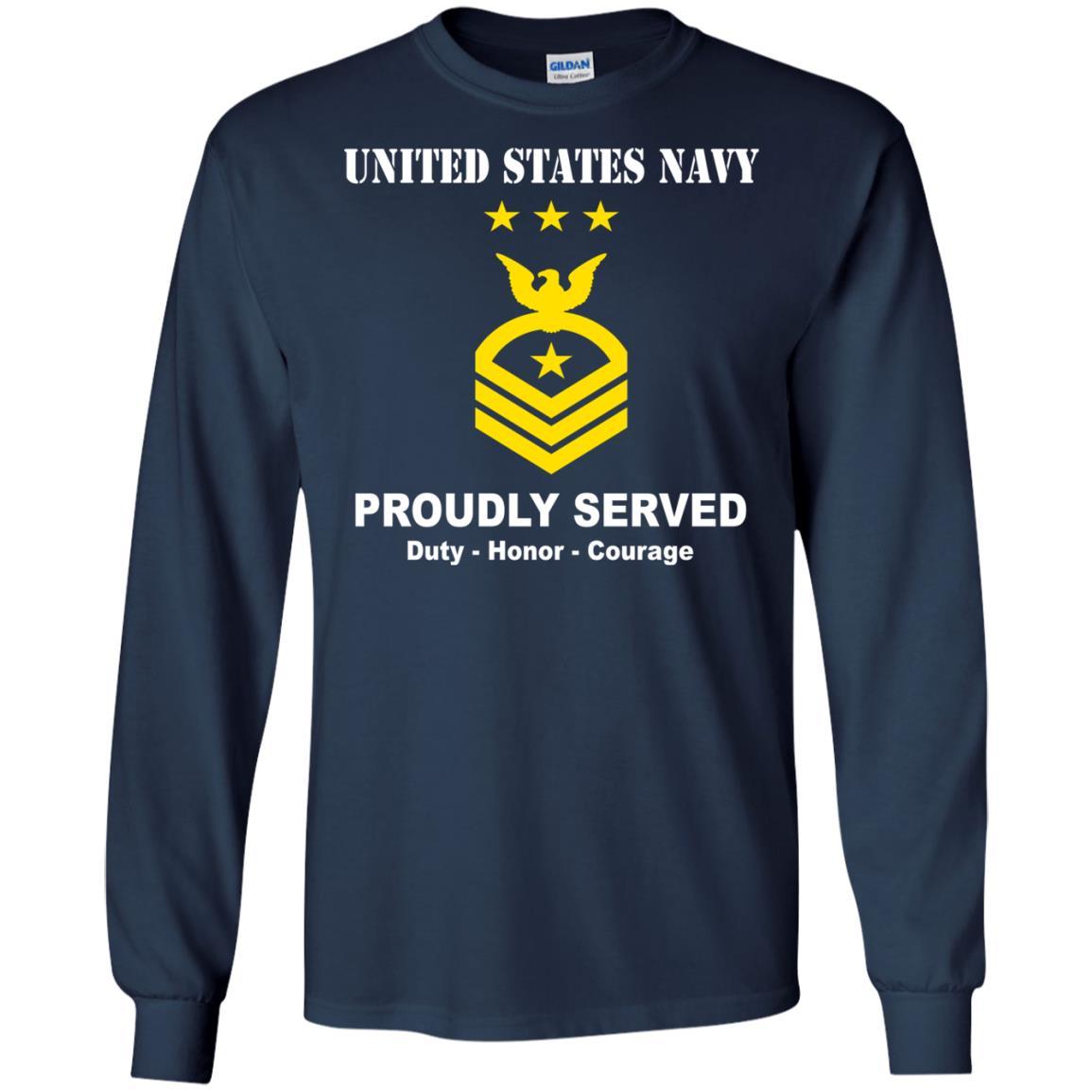 US Navy E-9 Master Chief Petty Officer Of The Navy E9 MCPON Senior Enlisted Advisor T shirt Men Front - T Shirts For Navy Ranks-TShirt-Navy-Veterans Nation
