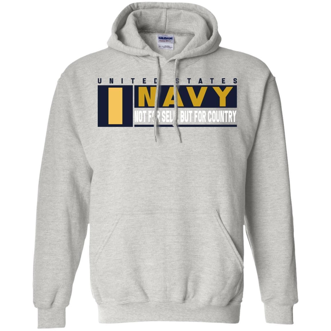 US Navy O-1 Ensign O1 ENS Not For Self, But For Country Long Sleeve - Pullover Hoodie-TShirt-Navy-Veterans Nation