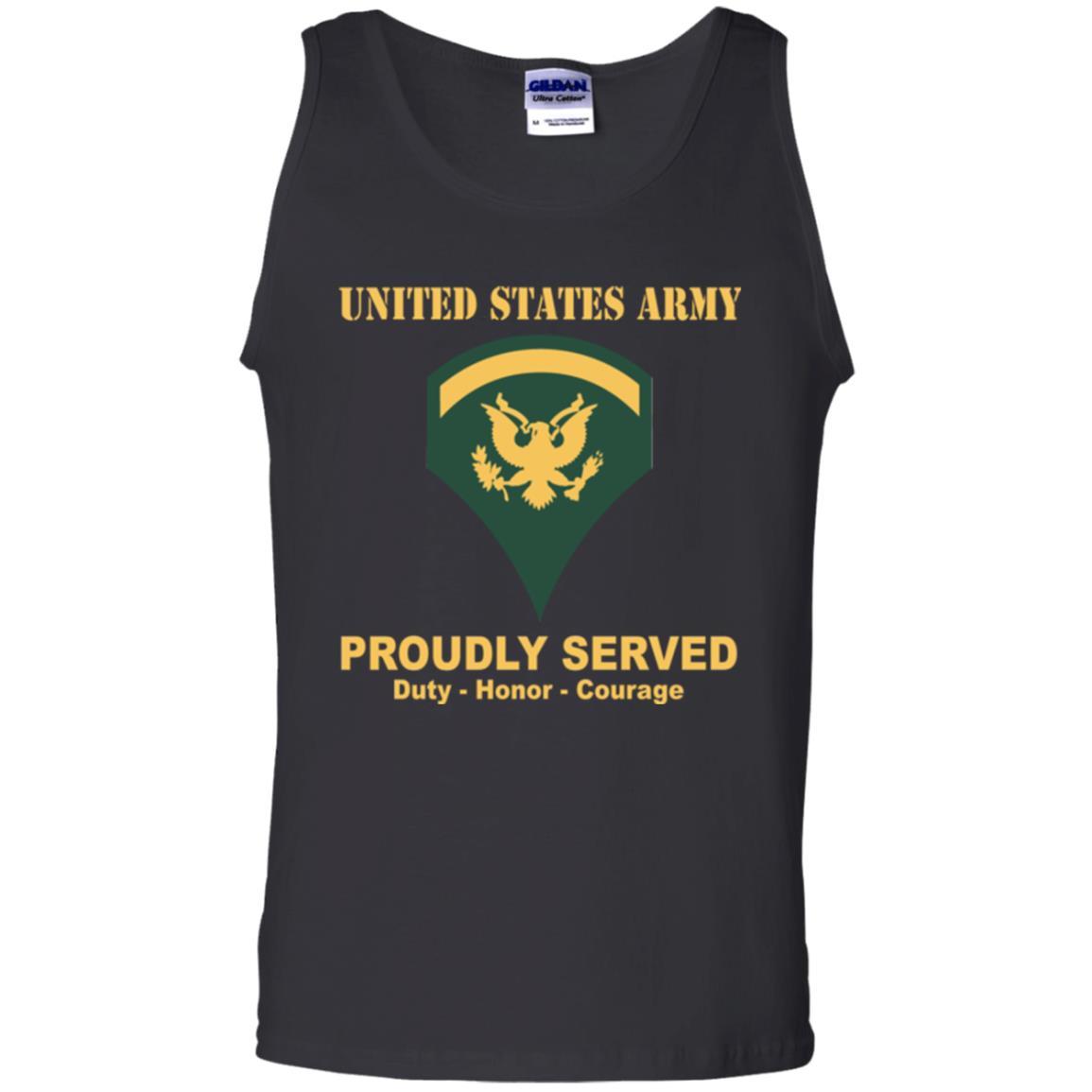 US Army E-5 SPC E5 Specialist Ranks Men Front Shirt US Army Rank-TShirt-Army-Veterans Nation