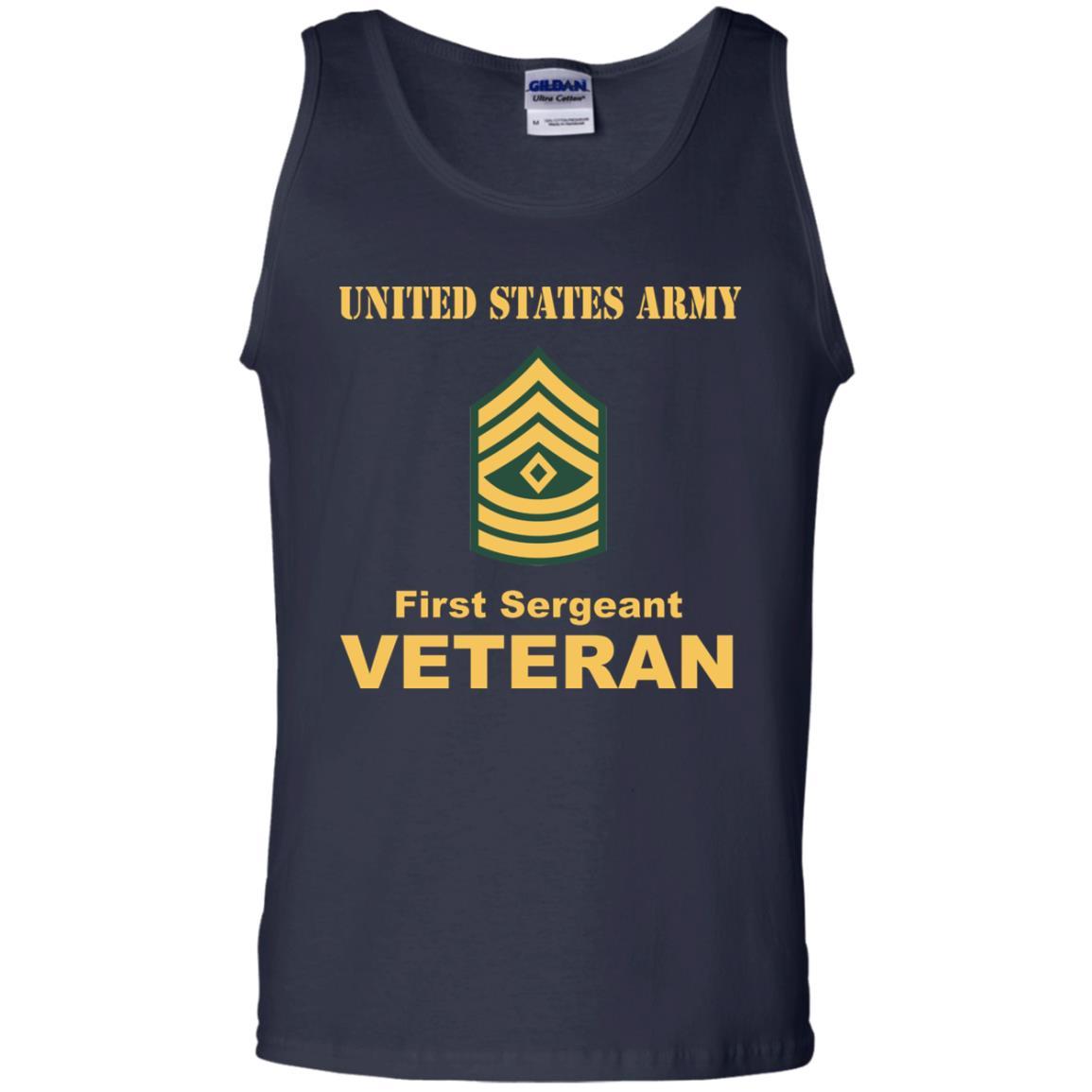 US Army E-8 First Sergeant E8 1SG Noncommissioned Officer Veteran Men T Shirt On Front-TShirt-Army-Veterans Nation