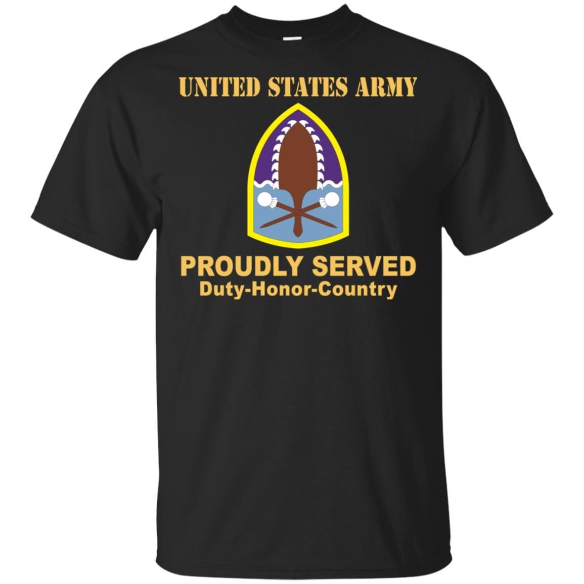 US ARMY 322 CIVIL AFFAIRS BRIGADE- Proudly Served T-Shirt On Front For Men-TShirt-Army-Veterans Nation