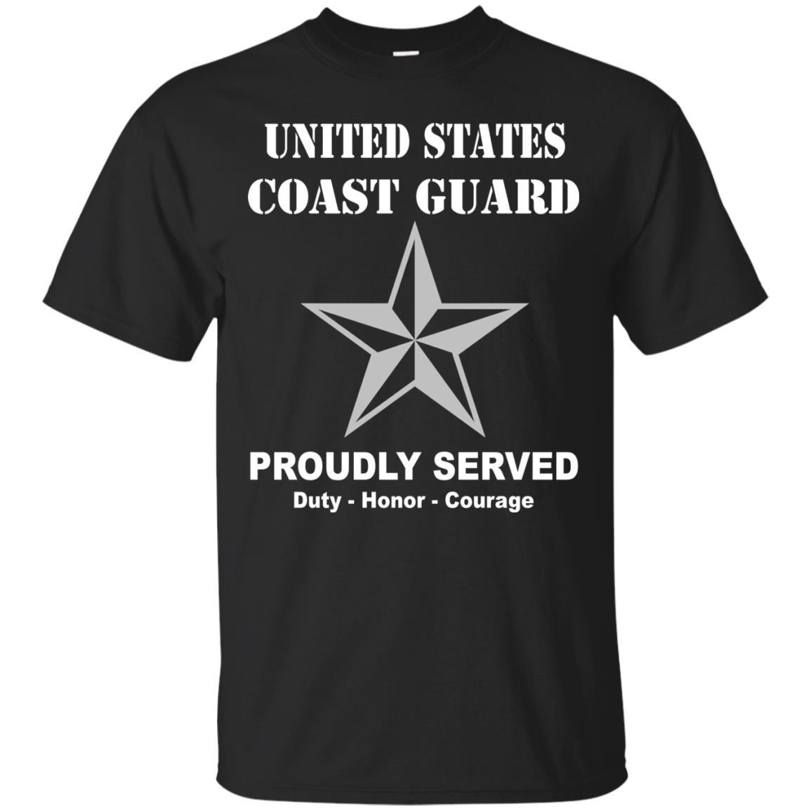 US Coast Guard O-7 Rear Admiral Lower Half O7 DRML Flag Officer Men Front USCG T Shirt-TShirt-USCG-Veterans Nation