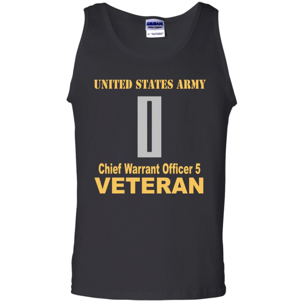 US Army W-5 Chief Warrant Officer 5 W5 CW5 Warrant Officer Veteran Men T Shirt On Front-TShirt-Army-Veterans Nation