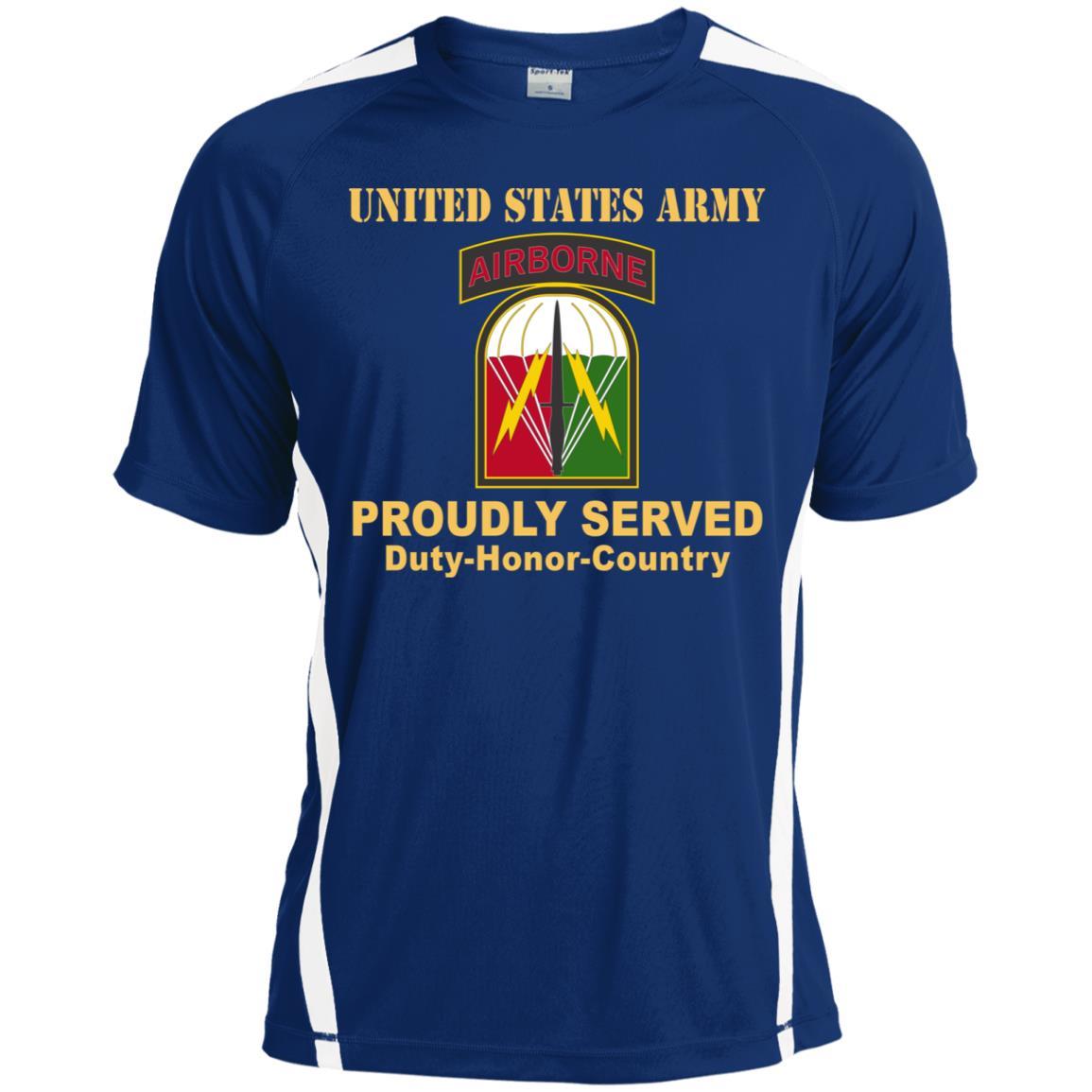 US ARMY 528 SUSTAINMENT BRIGADE- Proudly Served T-Shirt On Front For Men-TShirt-Army-Veterans Nation
