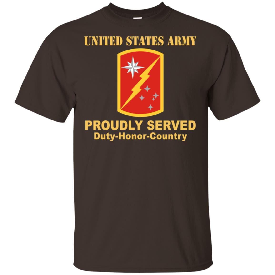 US ARMY 45TH SUSTAINMENT BRIGADE- Proudly Served T-Shirt On Front For Men-TShirt-Army-Veterans Nation