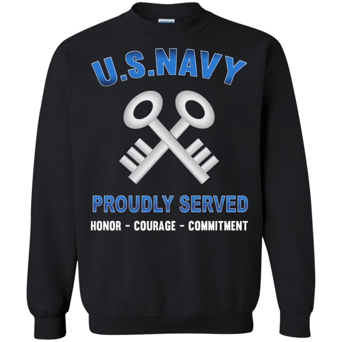 U.S Navy Logistics specialist Navy LS - Proudly Served T-Shirt For Men On Front-TShirt-Navy-Veterans Nation