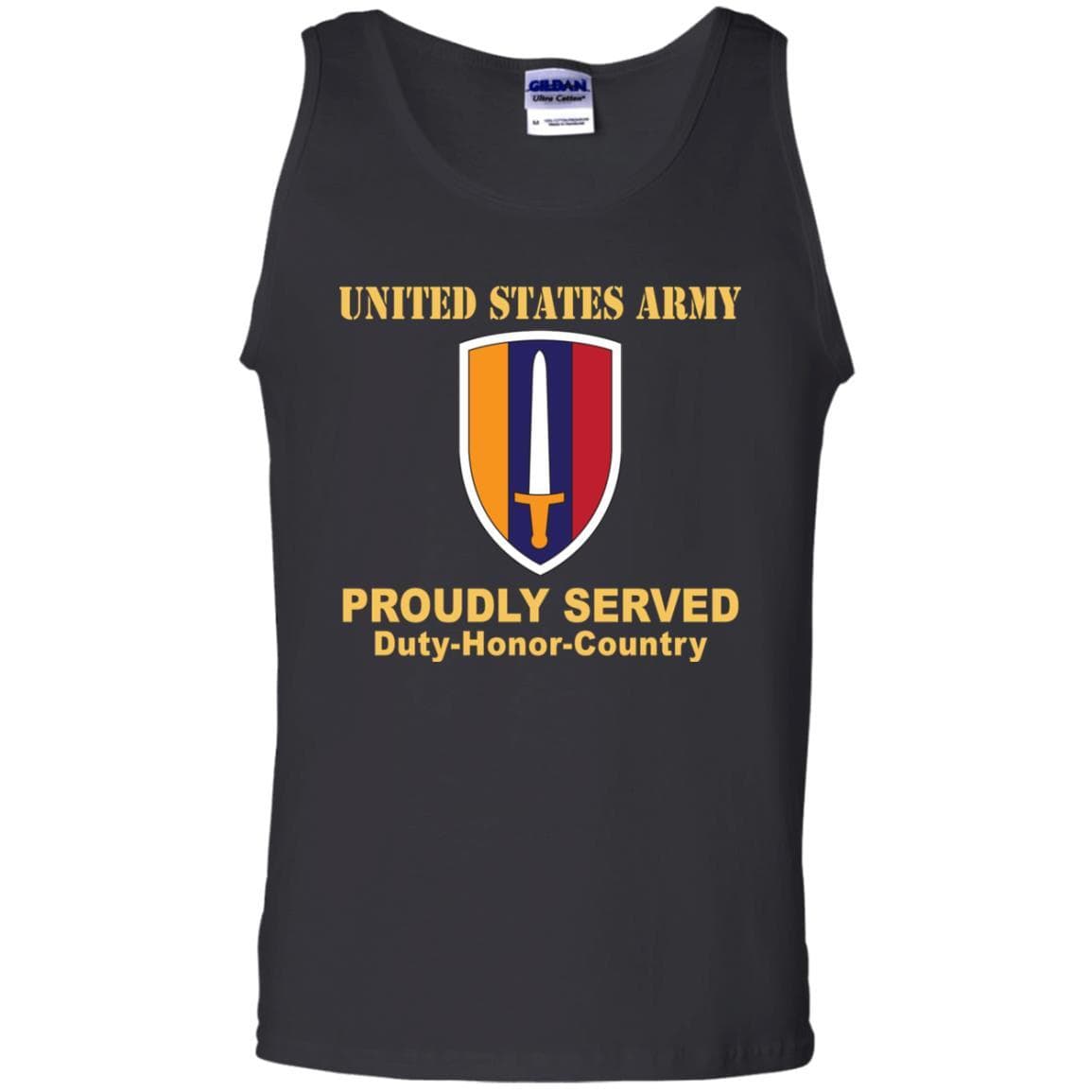 U.S. ARMY VIETNAM- Proudly Served T-Shirt On Front For Men-TShirt-Army-Veterans Nation