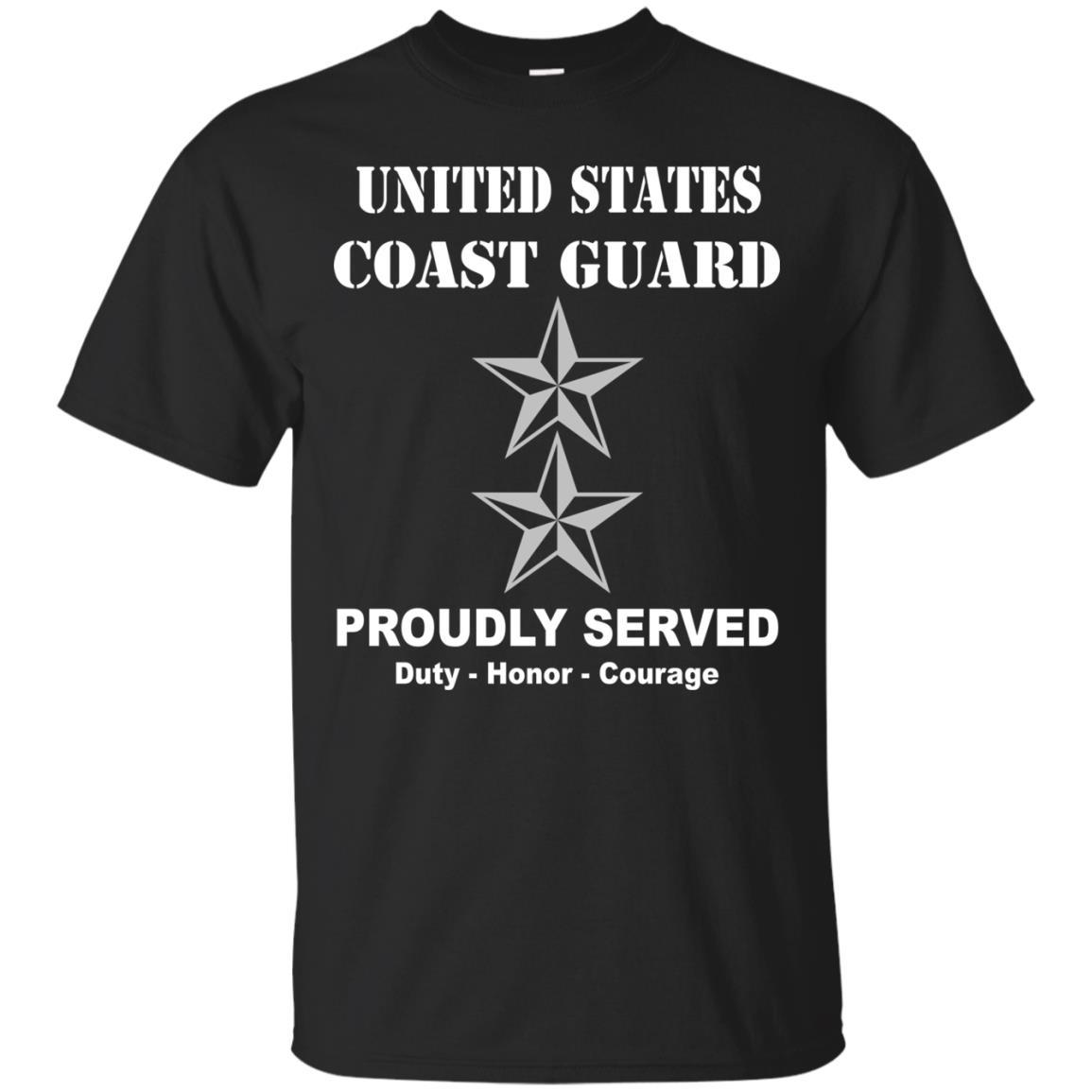 US Coast Guard O-8 Rear Admiral O8 RADM Flag Officer Men Front USCG T Shirt-TShirt-USCG-Veterans Nation