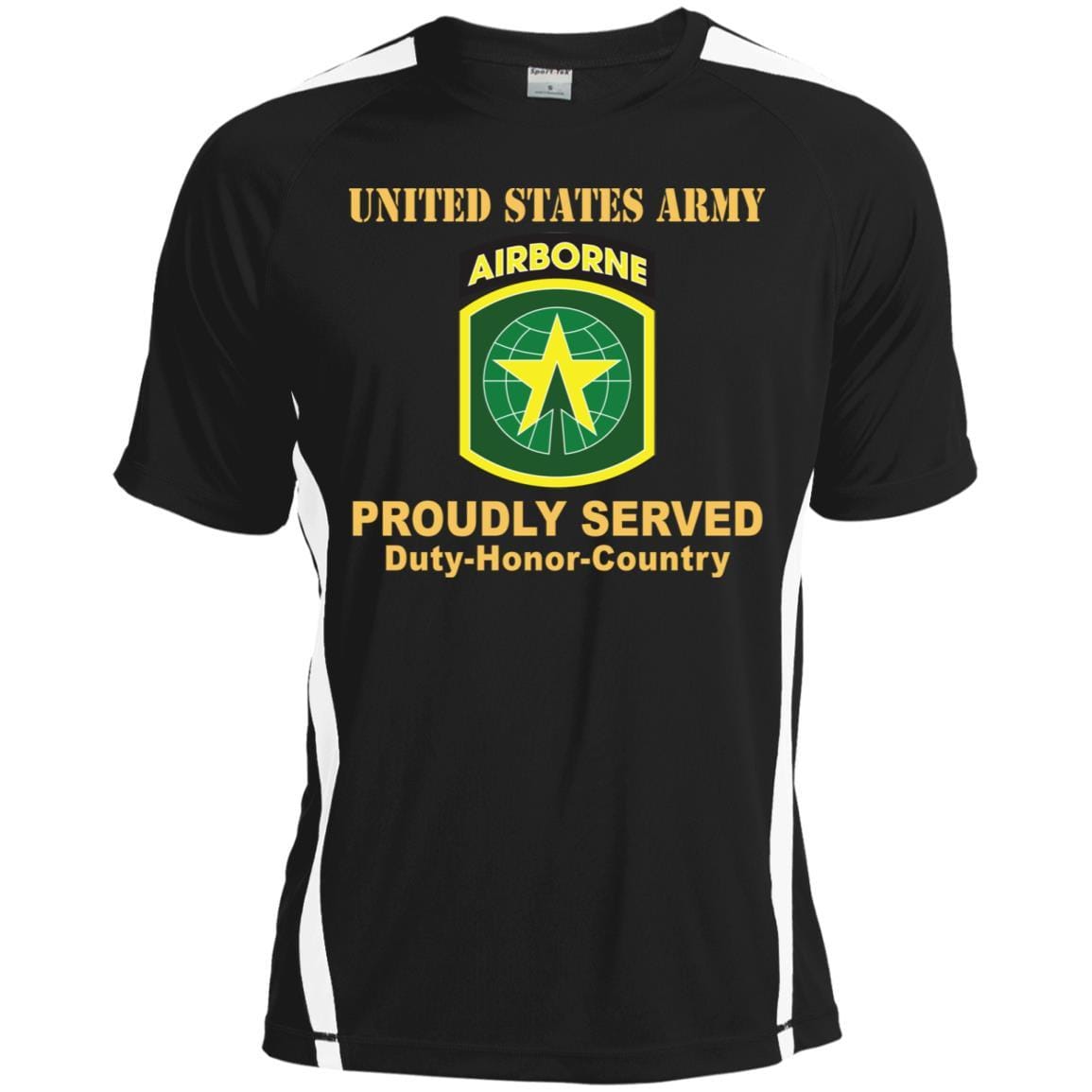US ARMY 16TH MILITARY POLICE BRIGADE- Proudly Served T-Shirt On Front For Men-TShirt-Army-Veterans Nation