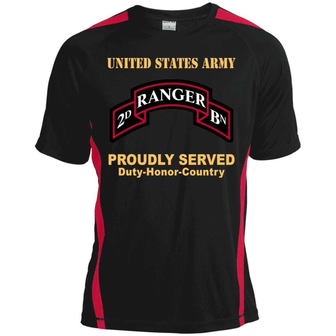 US ARMY 75TH RANGER REGIMENT 2ND BATTALION - Proudly Served T-Shirt On Front For Men-TShirt-Army-Veterans Nation