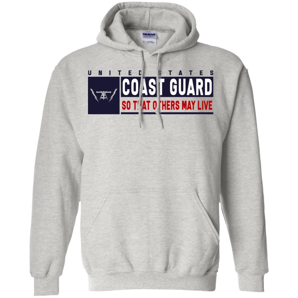 US Coast Guard Fire Control Technician FT Logo- So that others may live Long Sleeve - Pullover Hoodie-TShirt-USCG-Veterans Nation