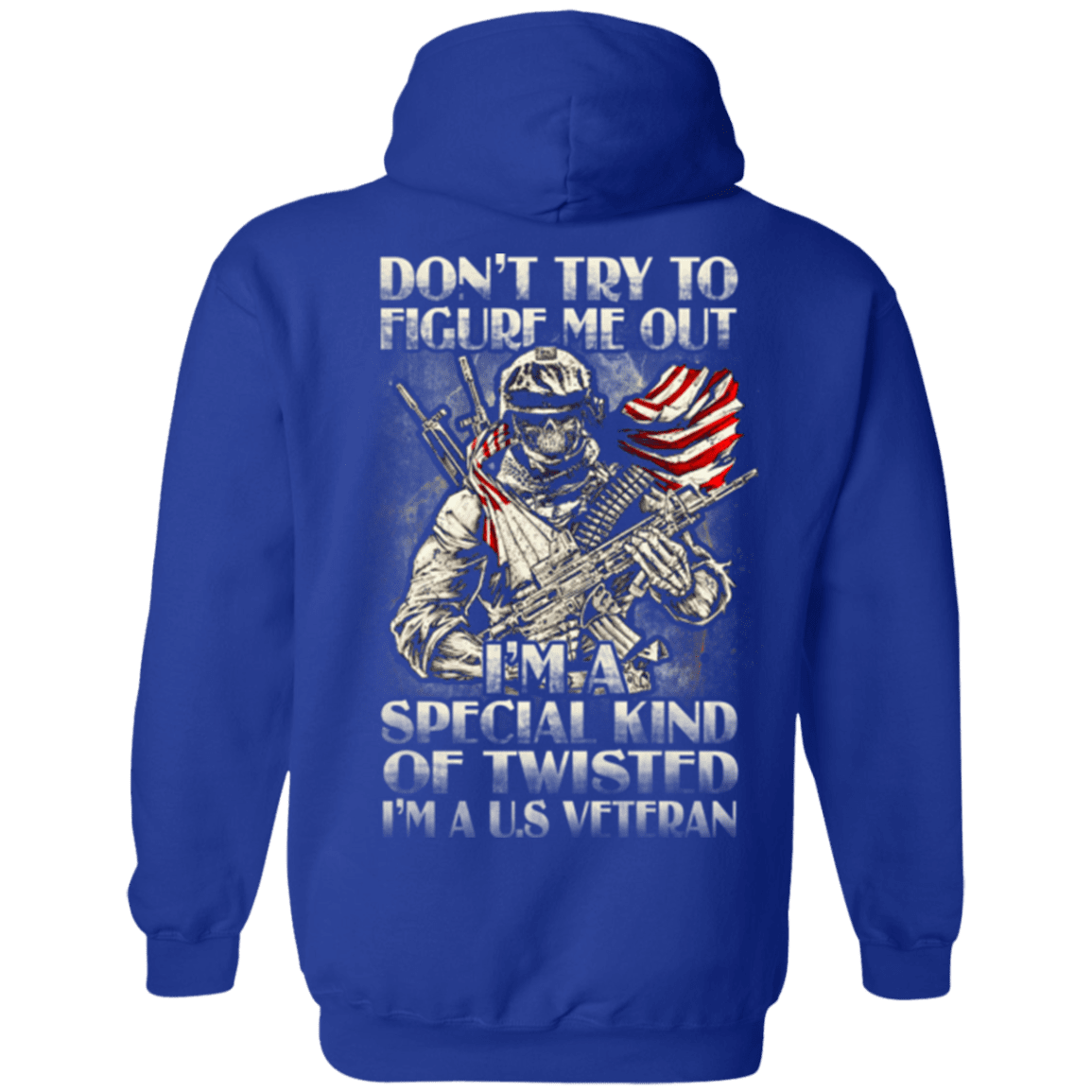 Military T-Shirt "Don't Try to Figure Me Out - I'm A US Veteran"-TShirt-General-Veterans Nation