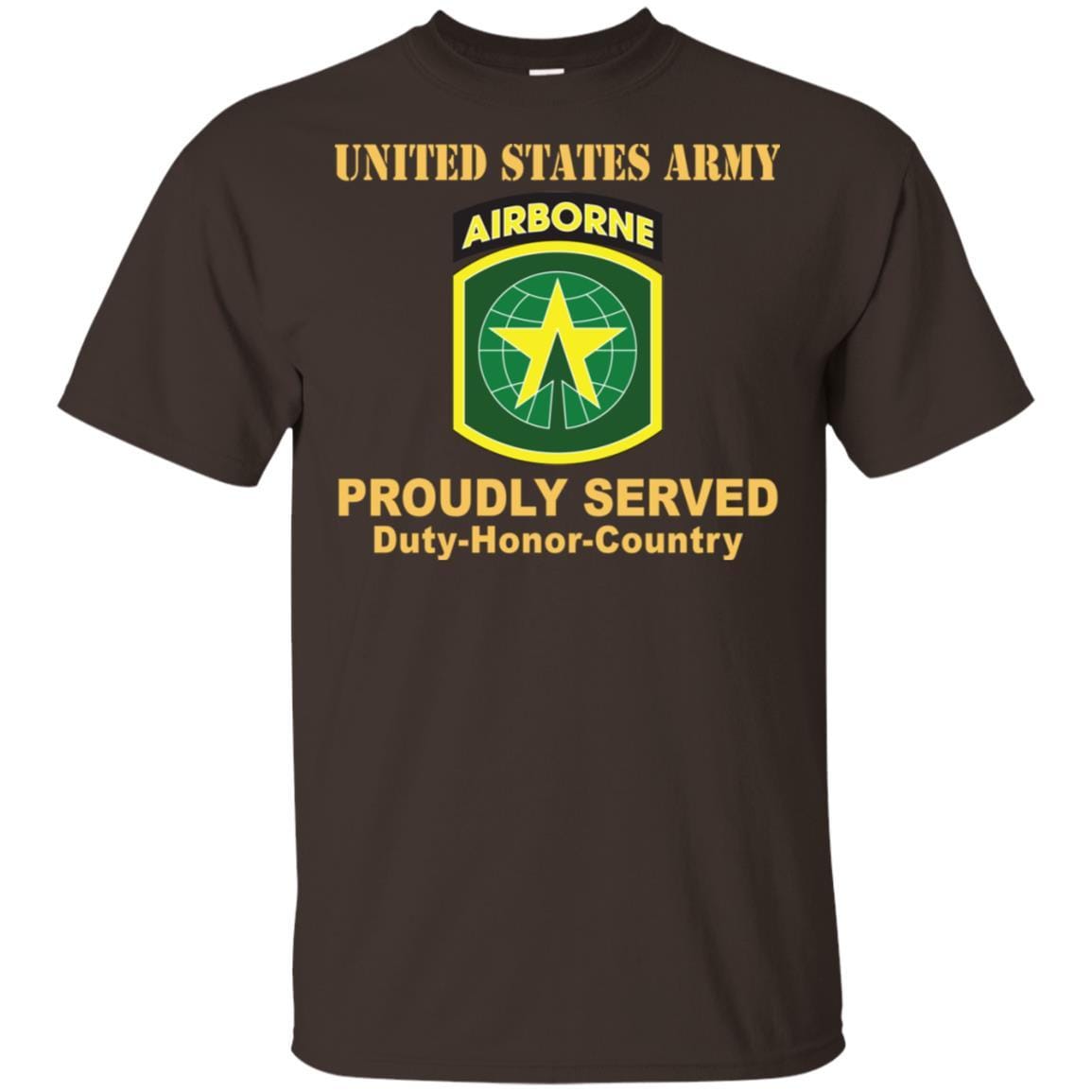 US ARMY 16TH MILITARY POLICE BRIGADE- Proudly Served T-Shirt On Front For Men-TShirt-Army-Veterans Nation