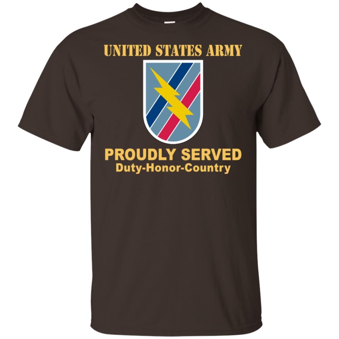 US ARMY 48TH INFANTRY BRIGADE COMBAT TEAM- Proudly Served T-Shirt On Front For Men-TShirt-Army-Veterans Nation