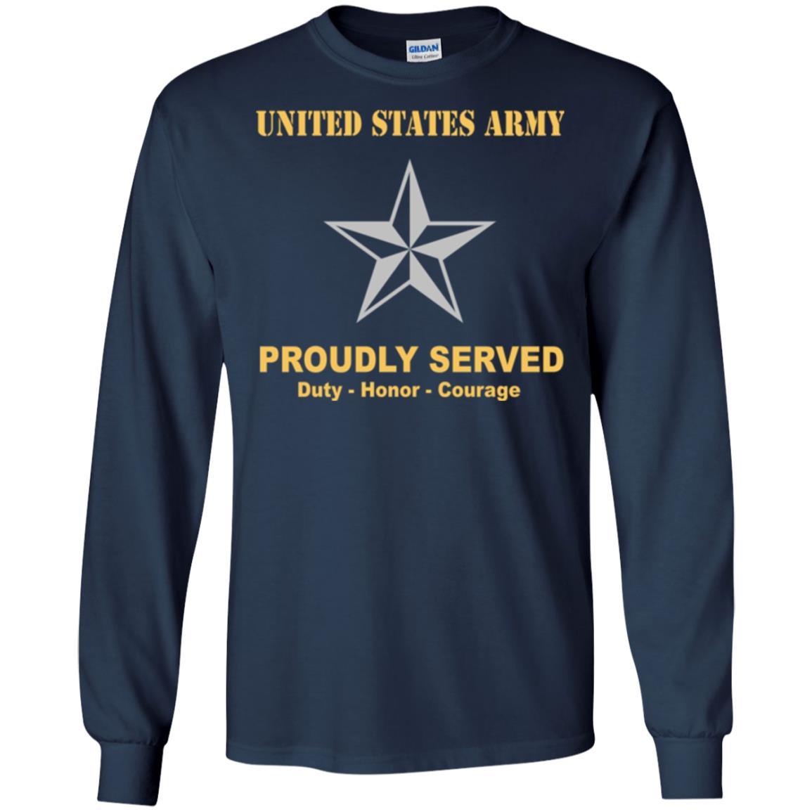 US Army O-7 Brigadier General O7 BG General Officer Ranks Men Front Shirt US Army Rank-TShirt-Army-Veterans Nation