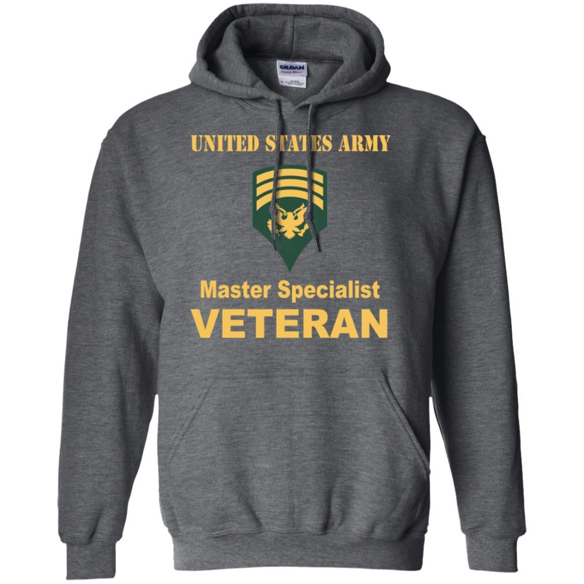 US Army E-7 SPC E7 Specialist Master Specialist Veteran Men T Shirt On Front-TShirt-Army-Veterans Nation